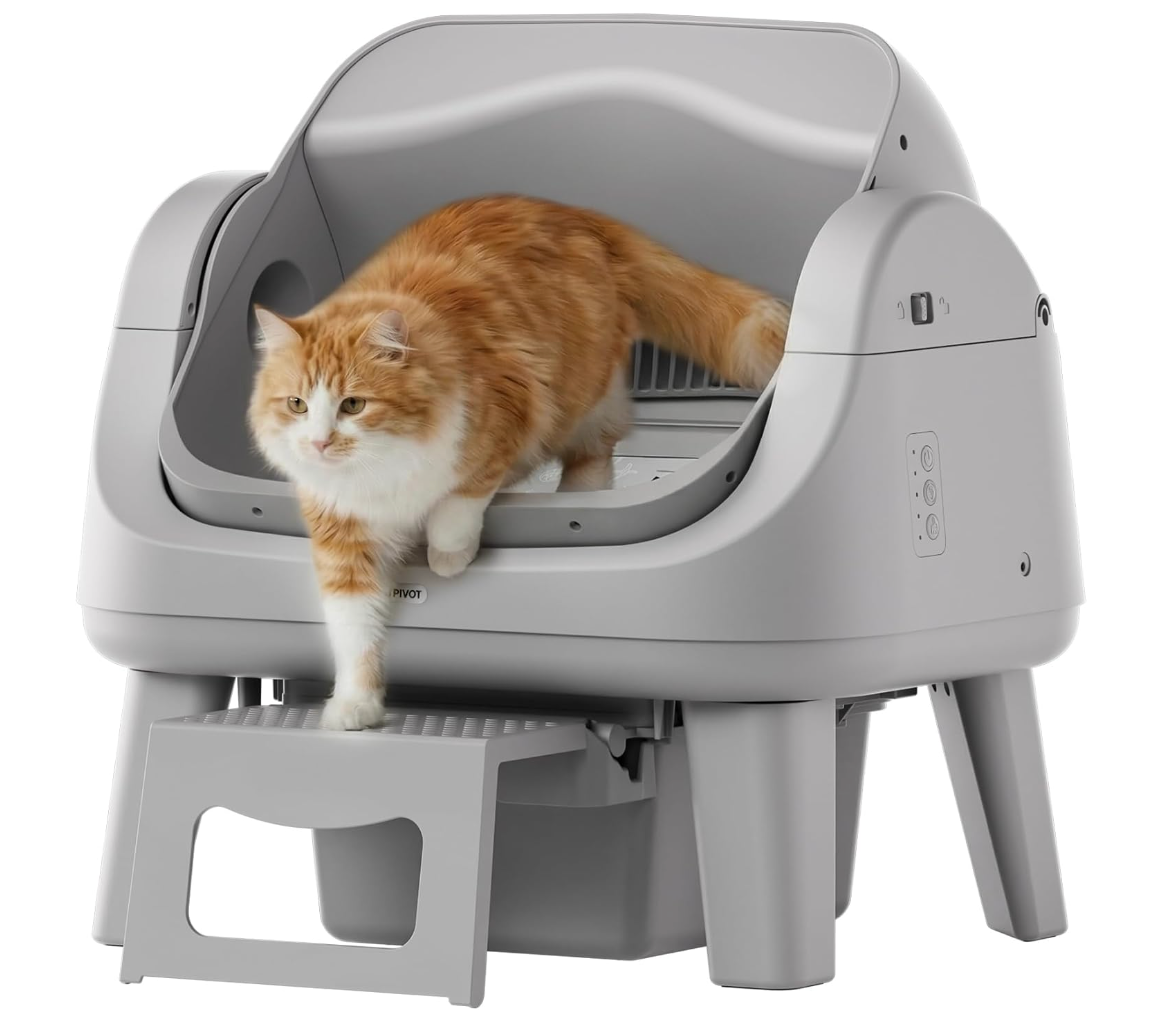 Pet Pivot CleanPaws™ Self-Cleaning Litter Box