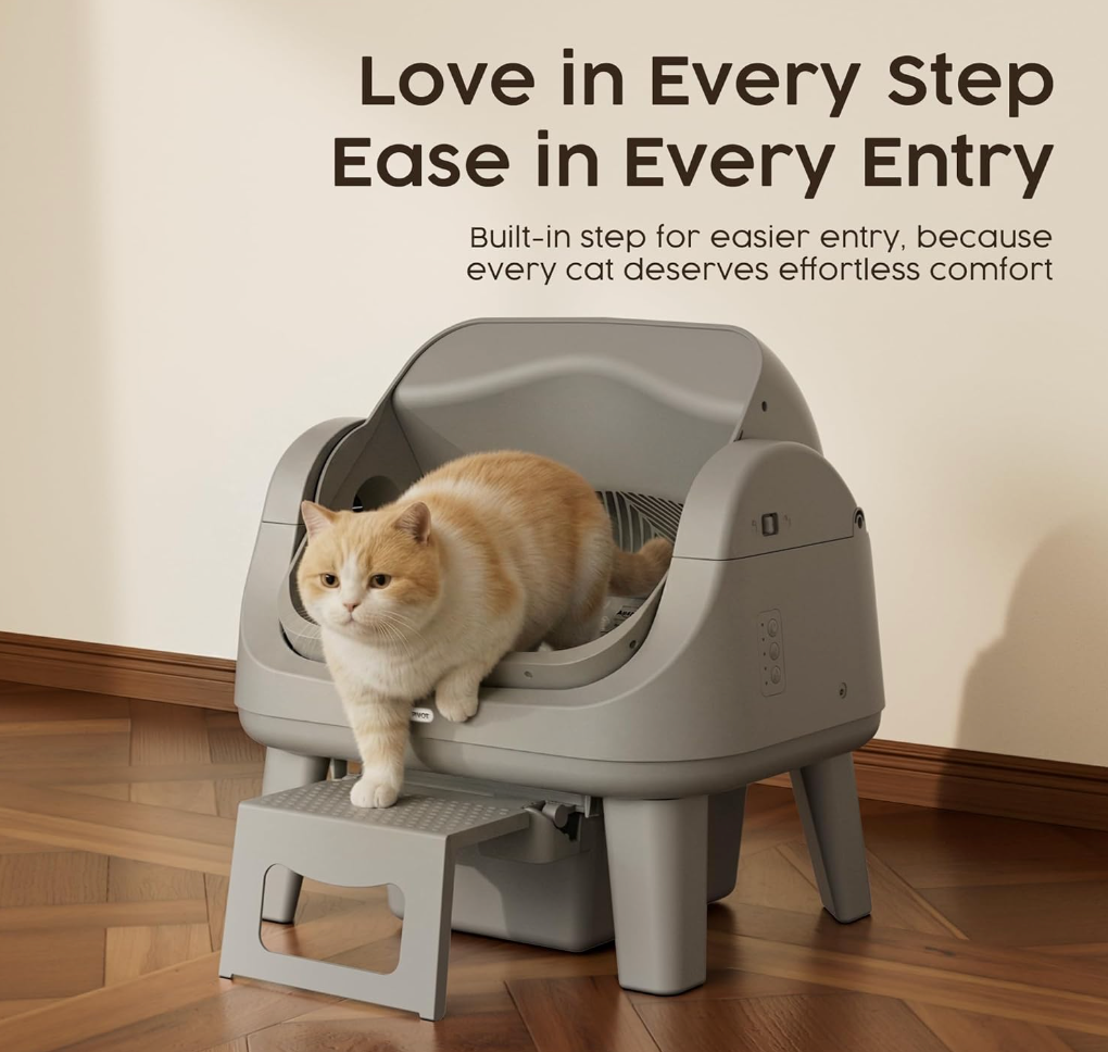 Pet Pivot CleanPaws™ Self-Cleaning Litter Box