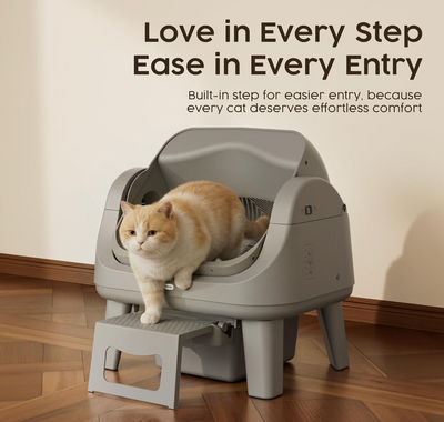 Pet Pivot CleanPaws™ Self-Cleaning Litter Box