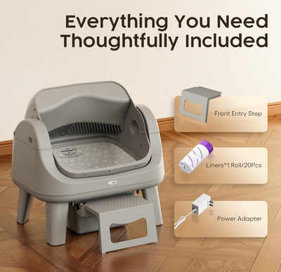 Pet Pivot CleanPaws™ Self-Cleaning Litter Box