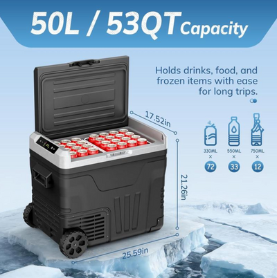 Velmora IceBox Pro™ | Nevera Portátil Eléctrica 12V/24V