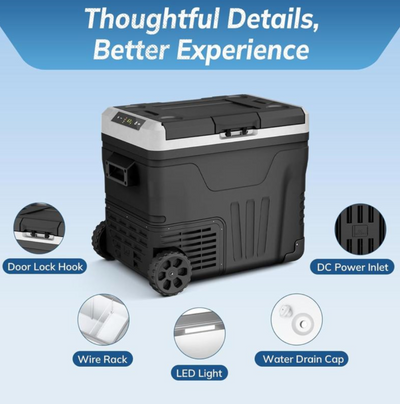 Velmora IceBox Pro™ | Nevera Portátil Eléctrica 12V/24V